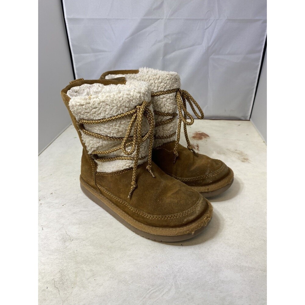 KOOLABURRA By UGG Kids Size 1 Boots Michon Short 1124110K Chestnut Brown